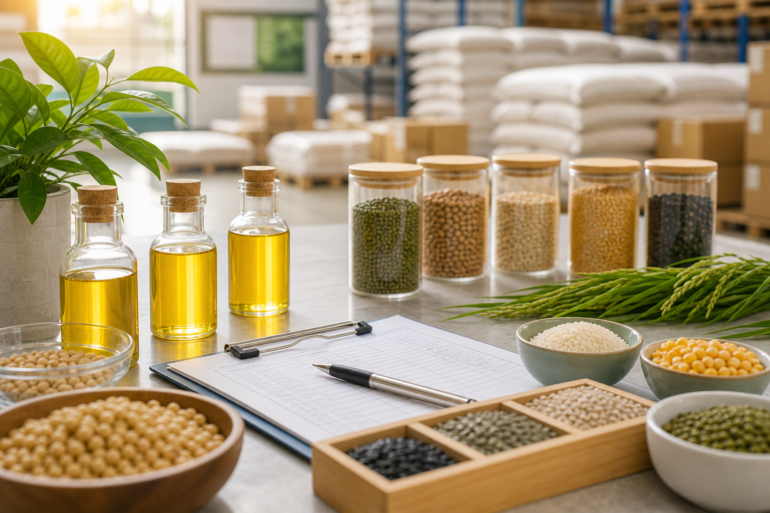 Quality assurance samples for edible oil and agro ingredients